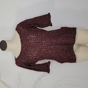 Topshop Open Weave Sweater SZ 2